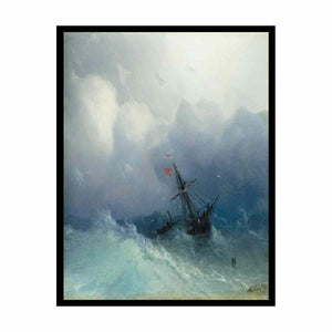 Shipwreck on Stormy Seas