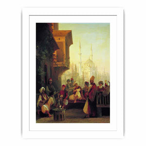 Coffee-house by the Ortaköy Mosque in Constantinople