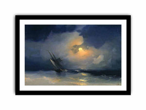 Storm at Sea on a Moonlit Night