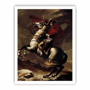 Bonaparte, Calm on a Fiery Steed, Crossing the Alps 1801