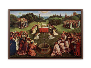 The Ghent Altarpiece- Adoration of the Lamb 1425-29