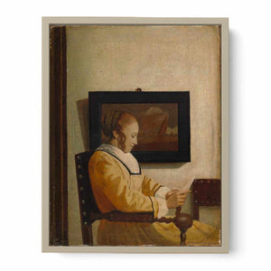 A Young Woman Reading