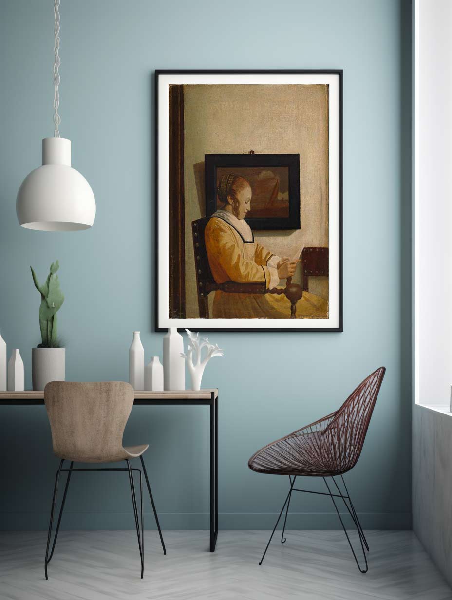 A Young Woman Reading