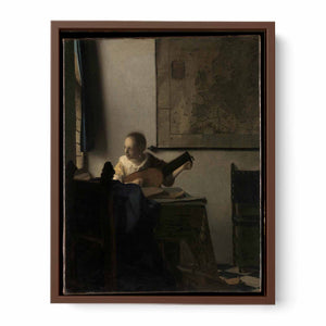 Woman with a lute