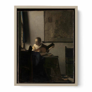 Woman with a lute