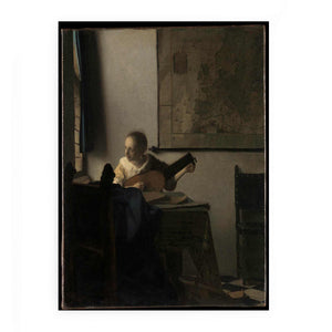 Woman with a lute