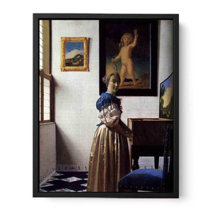 Lady Standing at a Virginal