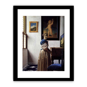 Lady Standing at a Virginal