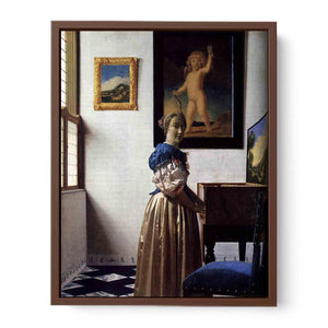 Lady Standing at a Virginal