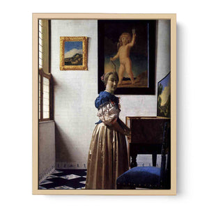 Lady Standing at a Virginal