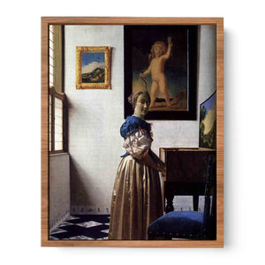 Lady Standing at a Virginal