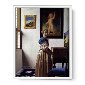 Lady Standing at a Virginal