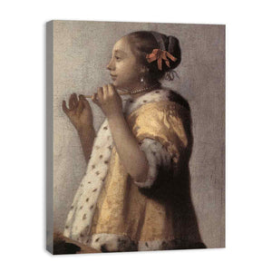 Woman with a Pearl Necklace (detail)