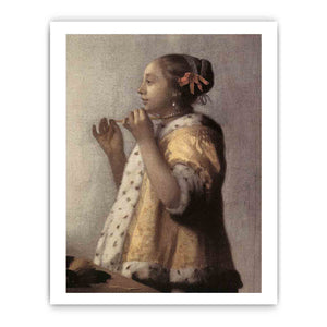 Woman with a Pearl Necklace (detail)