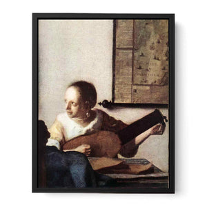 Woman with a Lute near a Window (detail)