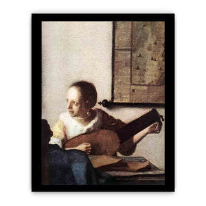 Woman with a Lute near a Window (detail)