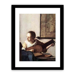 Woman with a Lute near a Window (detail)