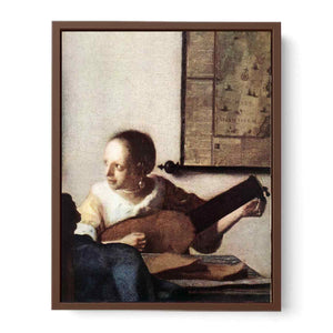 Woman with a Lute near a Window (detail)