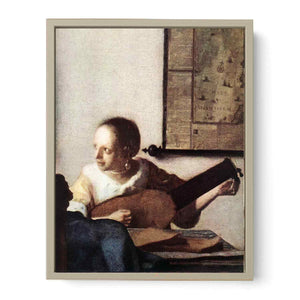 Woman with a Lute near a Window (detail)