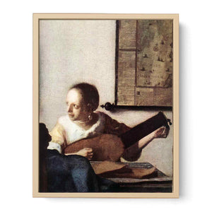Woman with a Lute near a Window (detail)