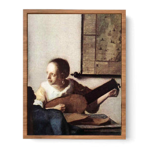 Woman with a Lute near a Window (detail)