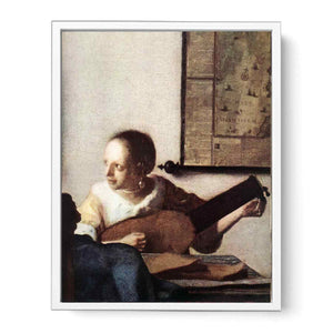 Woman with a Lute near a Window (detail)