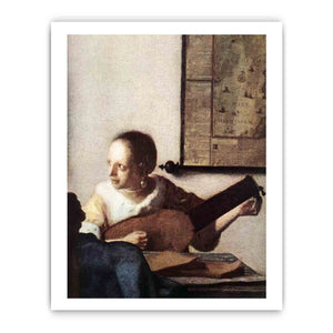 Woman with a Lute near a Window (detail)