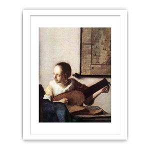 Woman with a Lute near a Window (detail)