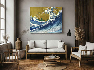 A colored version of the Big wave