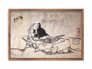 Philosopher Watching a Pair of Butterflies