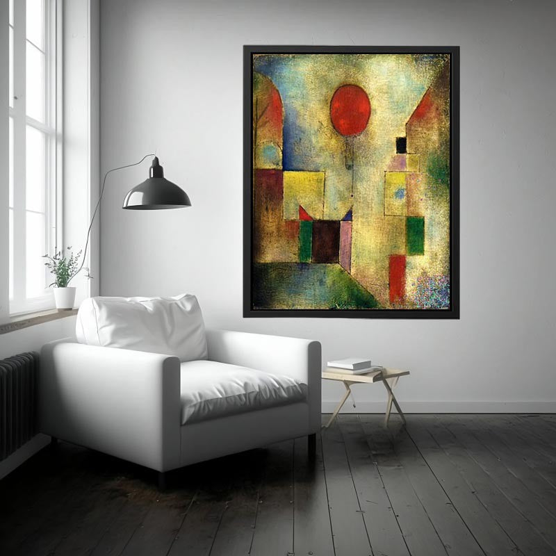 Red Balloon By Paul Klee