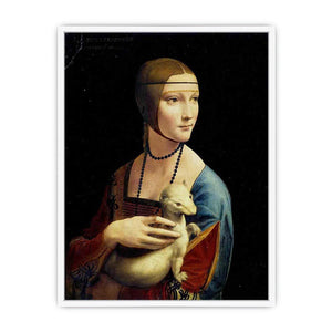 Portrait of Cecilia Gallerani (Lady with an Ermine) 1483-90