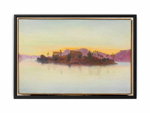 Coucher de soleil sur l'île de Philae