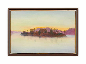 Coucher de soleil sur l'île de Philae