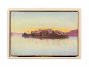 Coucher de soleil sur l'île de Philae