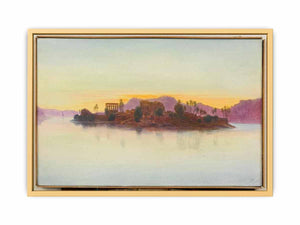 Coucher de soleil sur l'île de Philae