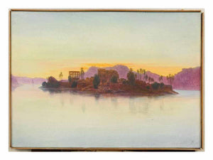 Coucher de soleil sur l'île de Philae