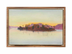 Coucher de soleil sur l'île de Philae