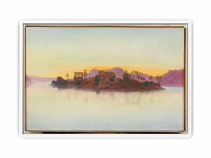 Coucher de soleil sur l'île de Philae