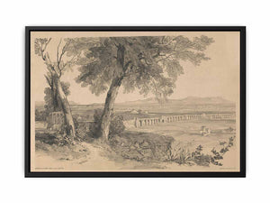 Campagna of Rome from Villa Mattei, from Views in Rome and its Environs, 1841