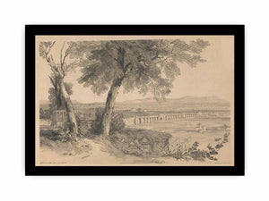 Campagna of Rome from Villa Mattei, from Views in Rome and its Environs, 1841