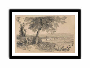 Campagna of Rome from Villa Mattei, from Views in Rome and its Environs, 1841