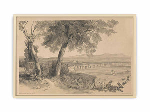Campagna of Rome from Villa Mattei, from Views in Rome and its Environs, 1841
