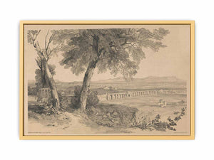 Campagna of Rome from Villa Mattei, from Views in Rome and its Environs, 1841