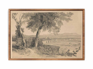 Campagna of Rome from Villa Mattei, from Views in Rome and its Environs, 1841