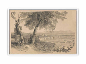 Campagna of Rome from Villa Mattei, from Views in Rome and its Environs, 1841