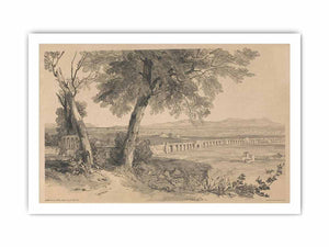 Campagna of Rome from Villa Mattei, from Views in Rome and its Environs, 1841