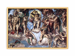The Last Judgment (detail) By Michelangelo Buonarroti