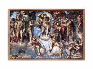 The Last Judgment (detail) By Michelangelo Buonarroti