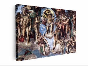 The Last Judgment (detail) By Michelangelo Buonarroti